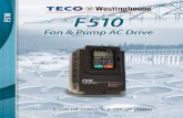 F510 - acotron.com · 5-150 HP (230V) n 5-250 HP (460V) ... Supply Water Temperature Master Follower 1 Follower 2. Display Description ... z Two separate PID loop controls l Switch