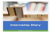 Internship Diary · 2020. 9. 3. · Q11. Your internship project and experience. Ans: I did two projects in my three months at the internship. The first was a scripting project (python)