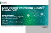 Summit and Frontier at the Oak Ridge Leadership Computing ......IBM Summit World’s fastest World’s fastest 50–100× application performance of Titan Support for traditional modeling