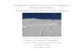 Avalanche awareness and decision making in backcountry ......snowpack stability and associated avalanche risk in CVSA’s backcountry terrain. The absence of backcountry user knowledge