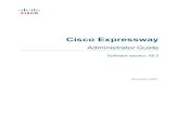 Cisco Expressway Administrator Guide (X8.2) · Configuring mobile and remote access on Expressway 58 Mobile and remote access port reference 63 ... Configuring your firewall for Jabber