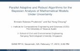 Parallel Adaptive and Robust Algorithms for the Bayesian Analysis … · 2012. 4. 20. · Parallel Adaptive and Robust Algorithms for the Bayesian Analysis of Mathematical Models