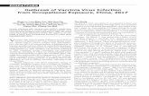 Outbreak of Vaccinia Virus Infection from Occupational ... · nation, including those collecting OPV samples, respond-ing to outbreaks, treating patients, or handling OPVs in the