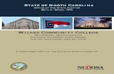 STATE OF NORTH CAROLINA1 . wilkes community college wilkesboro, north carolina financial statement audit report. for the year ended june 30, 2018 . a component unit of the state of