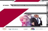 PHD in BUSINESS ADMINISTRATION - Commerce | NWUcommerce.nwu.ac.za/sites/commerce.nwu.ac.za/files/files... · 2016. 6. 30. · Overview The PhD programme of the NWU School of Business