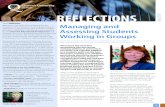 About Reflections Managing and Assessing Students€¦ · Linda Carey, l.carey@qub.ac.uk or e.mcdowell@qub.ac.uk in the Centre for Educational Development. Linda Carey, Editor of