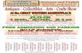 Antiques - Collectibles -Arts -Crafts Show This is a FUN Antiques, Collectibles · PDF file 2015. 5. 20. · Antiques - Collectibles -Arts -Crafts Show This is a FUN Antiques, Collectibles