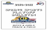 BOYS & GIRLS TRACK & FIELD · 2018. 9. 28. · FIELD EVENTS - Warm-ups may begin at 4:30pm except as noted below. BOYS DISCUS - 4:30 p.m. (Warmups may begin at 3:30 p.m.) GIRL DISCUS