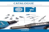 CATALOGUE8 BRALO products 10 Blind rivets 11 Technical data 12 Blind rivet types 13 Lacquers and colors 16 ALUMINIUM RIVETS 18 ALUMINIUM/ STEEL STANDARD Dome 19 Colours in stock 21