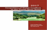 Geopolitics of Water Conflicts in the Teesta River Basin...river, due to heavy damming, chemical contamination, deforestation and climate change, is experiencing erratic flows with