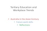 Tertiary Education and Workplace Trends · • Design mind-set. Ability to represent and develop tasks and work processes for desired outcomes. • Cognitive load management. The