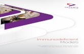 THE LARGEST PORTFOLIO OF IMMUNODEFICIENT MOUSE AND … · Immunodeficient Models TO ORDER US: 1-888-822-6642 | EU: +45 70 23 04 05 | INFO@TACONIC.COM TACONIC BIOSCIENCES Immunodeficient