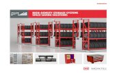 50 HIGH-DENSITY STORAGE SYSTEMS FREED UP ......MONTEL HIGH-DENSITY STORAGE SYSTEMS MAXIMIZE THE USE OF AVAILABLE SPACE, WHETHER TO INCREASE STORAGE CAPACITY, FREE UP ROOM FOR PRODUCTION