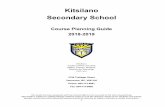 Kitsilano Secondary Schoolfiles.breidenbach.education/courses/Vancouver_Kitsilano... · 2019. 4. 10. · Secondary School Course Planning Guide 2018-2019 Kitsilano A place where you