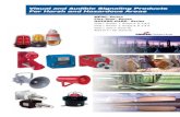 Visual and Audible Signaling Products For Harsh and Hazardous … · 2014. 12. 15. · For Harsh and Hazardous Areas MEDC ... II 1 GD, EExed IIC. Visual and Audible Signaling Devices