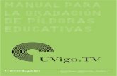 UVigoTV WIKI - DE PÍLDORAS EDUCATIVASwiki.media.uvigo.es/download/attachments/327707/manual... · 2011. 1. 25. · Manual para la grabación de píldoras educativas En este esquema
