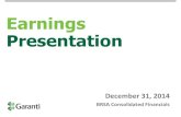 Investor RelationsInvestor Relations / BRSA BRSA … · 2017. 12. 5. · Investor RelationsInvestor Relations / BRSA / BRSA BankConsolidated-only Earnings Presentation 2014 Earnings