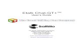 Etalk Chat-GT User's Guide 2 4-1 - ZYGO-USAThe Etalk Chat-GT is a unique product combining the software of Saltillo's ChatPC with the durability of The Great Talking Box Company Etalk-GT