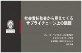Masque 16/9 Bureau Veritas Japan.pdf社会責任監査から見えてくる サプライチェーン上の課題 ビューローベリタスジャパン株式会社 カスタマイズドサービス部