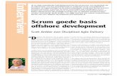 Al in 1993 ontwikkelde Jeff Sutherland het Scrum-proces ...biplatform.nl/magazines/Aveq/119639.pdfScott Ambler over Disciplined Agile Delivery Robert de Ruiter is communicatietrainer.