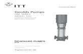 ITT - Xylem Applied Water · 2012. 7. 17. · ITT Goulds Pumps G&L SERIES MODEL SSV Installation, Operation and Maintenance Instructions Goulds Pumps is a brand of ITT Corporation.