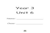Year 3 Unit 6 · 2020. 8. 21. · Year 3 . Unit 6 . Name: _____ Class: _____ Teaching and Learning Continuity Plan – Unit 6 – Stage 2 – Phase 1. Dear Parents and Caregivers,