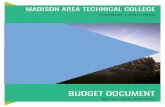 MADISON AREA TECHNICAL COLLEGE College FY20-21 Budget... · Madison College is a public educational institution that is responsive to the needs of its citizens, ... (Dane, Columbia,