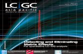 Detecting and Eliminating Matrix Effectsimages2.advanstar.com/PixelMags/lcgc-asia-pacific/pdf/... · 2014. 2. 27. · Wayne State University, Detroit, Michigan, USA Fred E. Regnier