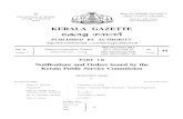 KERALA GAZETTE tIcf Kkddv · 2020. 8. 27. · 10th D EC.2013] KERALA GAZETTE 2004 Sl. Name and Address Rank No. Community Rotation No. approved Remarks by the Commmission 1 Beena,