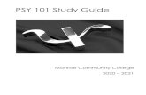 PSY 101 Study Guide€¦ · PSY 101 Study Guide – Grison and Gazzaniga, Psychology in Your Life, 3rd ed. Module 1: Chapter 1, Appendix, Scientific American Article LO1: 1.1, 1.2,