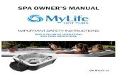 IMPORTANT SAFETY INSTRUCTIONS€¦ · important safety instructions . read & follow all instructions . save these instructions. om-mylife-19 . 2 doc: om -mylife 19 my life hot tubs