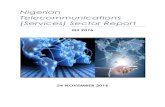 Nigerian Telecommunications (Services) Sector Report · PDF file Q1 Q2 Q3 Q4 Q1 Q2 Q3 Q4 Q1 Q2 Q3 Q4 Q1 Q2 Q3 Q4 Q1 Q2 Q3 Q4 Q1 Q2 Q3 ... The telecommunications data used in this report