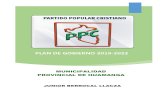 PLAN DE GOBIERNO 2019-2022 - peruvotoinformado.comperuvotoinformado.com/descargas/pg/plan-de... · Municipalidad Provincial de Huamanga Partido Popular Cristiano-PPC 1 Contenido I.