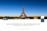 INVESTING IN FRANCE - Cabinet Roche & Cie · INVESTING IN FRANCE BUSINESS TAXATION 2018-2019 . P erfectly located in the heart of Europe, France has all the assets necessary for the