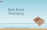 Custom Printed Personalized Branded Bath Bomb Packaging in UK
