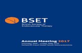 Annual Meeting 2017 - British Society for Endovascular Therapy · Endovascular training in 2017 & Phil Stather Celia Riga Advanced training in endovascular procedures Martin Claridge