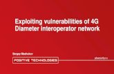 Exploiting vulnerabilities of 4G Diameter interoperator ......Diameter Roaming: IPX Network • IPX = IP eXchange • Successor of GPRS roaming network • Private network between