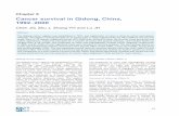 Chen JG, Zhu J, Zhang YH and Lu JHsurvcan.iarc.fr/survival/chap6.pdf · Chen JG, Zhu J, Zhang YH and Lu JH Qidong cancer registry The Qidong cancer registry was established in 1972