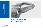  · 2014 ANNUAL REPORT 2014 ANNUAL REPORT Industrial Alliance Insurance and Financial Services Inc. Industrial Alliance Insurance and Financial Services Inc. INVESTED IN YOU. General