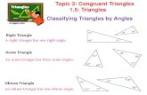 Topic 3: Congruent Triangles 1.5: Triangles Classifying ...€¦ · 18/8/2015  · 4.2 Properties of Isosceles Triangles . Triangle Sum Investigation Step 1 Step 2 Step 3 Write the
