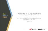 Welcome at ECN part of TNO - ETIP SNET · Welcome at ECN part of TNO Professor George Huitema. ETIP SNET Central & Northern Regions Workshop September 19 -20, 2019 Petten, NL. 2.