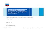 Chevron’s Business-Driven Actions on Greenhouse Gas Emissions Management: Gorgon ... · 2012. 4. 5. · Gorgon Project – State-of-art CO2 Reinjection Program Planned in Australia
