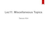 Lec11: Miscellaneous Topics · 11/3/2019 Lec11: Miscellaneous Topics file:///home/taesoo/gatech/course/seclab/2019-fall/lec/lec11-misc1/lec11.html#cover 5/55 Summary of Lab07