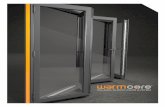 Folding Sliding door system · The WarmCore folding sliding door has been designed to be as fitter-friendly as possible. The innovative clip-in bead design makes it easy to glaze