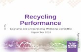 Recycling Performance - Sheffielddemocracy.sheffield.gov.uk/documents/s36209/Recycling Performan… · Recycling Performance Economic and Environmental Wellbeing Committee September