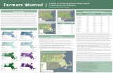 Farmers Wanted A Model For Predicting limate hange Impacts on Agricultural Land ... · 2019. 5. 31. · Farmers Wanted | Introduction Farmers in arid regions of the US that grow large