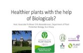 Healthier plants with the help of Biologicals?...Healthier plants with the help of Biologicals? Host: Associate Professor Erik Alexandersson, Department of Plant Protection Biology,