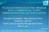 Principle Investigator: Matt Miyasato, Ph.D. Presenter ... · Principle Investigator: Matt Miyasato, Ph.D. Presenter: Jeff Cox. South Coast Air Quality Management District. May 12,