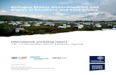 Refugee Status Determination and Rights in Southern and ... · PDF file refugee rights from Kenya, Malawi, Mozambique, South Africa, Tanzania, Uganda, the United Kingdom and Zambia.