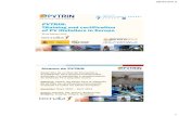 PVTRIN TRaining and certification of PV INstallers in Europepvtrin.eu/assets/media/PDF/news/318.pdfformación informal y la experiencia laboral de los instaladores. • Se está trabajando